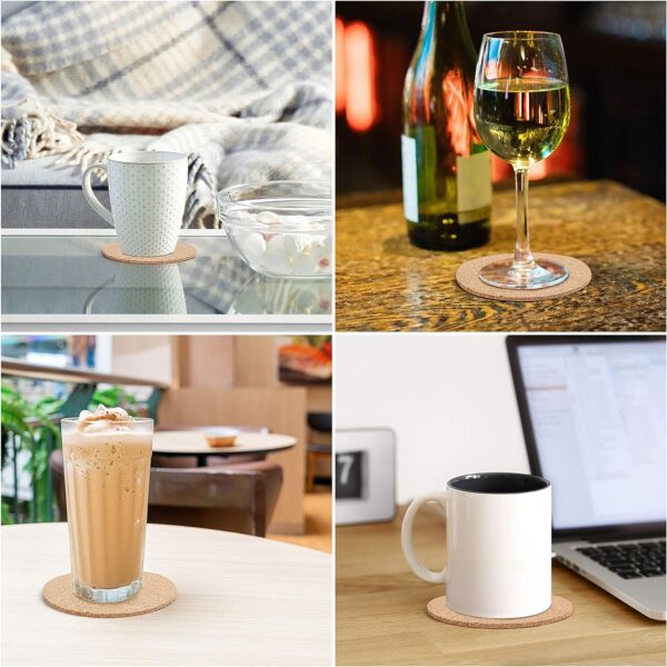 natural cork coaster