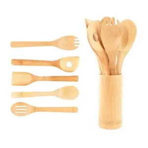 bamboo kitchen utensils set